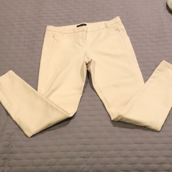 Tara Jarmon Winter White Stretch Pants 38 EU - Picture 1 of 8